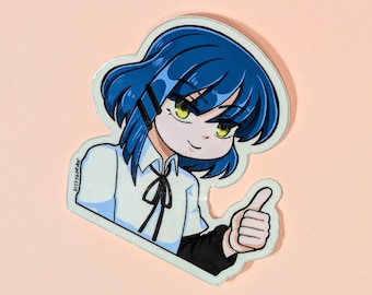 Ottimo lavoro! Servizio Kessoku! / Bocchi the Rock! / Adesivo in vinile da 3 pollici