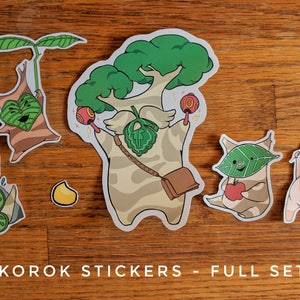 LoZ Korok vinyl sticker set