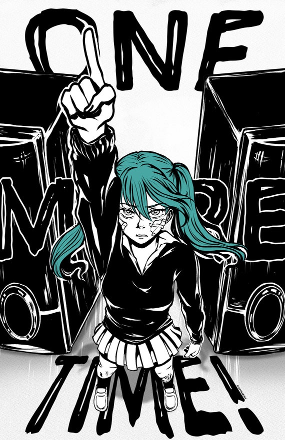 Hatsune Miku "Rolling Girl" | 11" x 17" Print