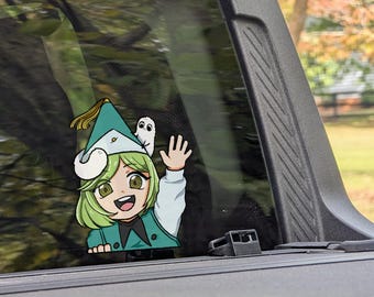 Coco and Brush bud Decal || Peeker Sticker