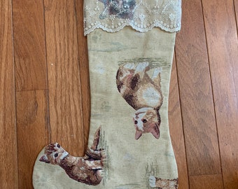 Cat Christmas Stocking