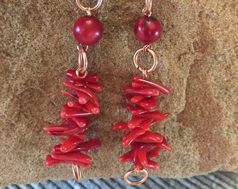 Micara - Coral Petals - Earrings main image 1