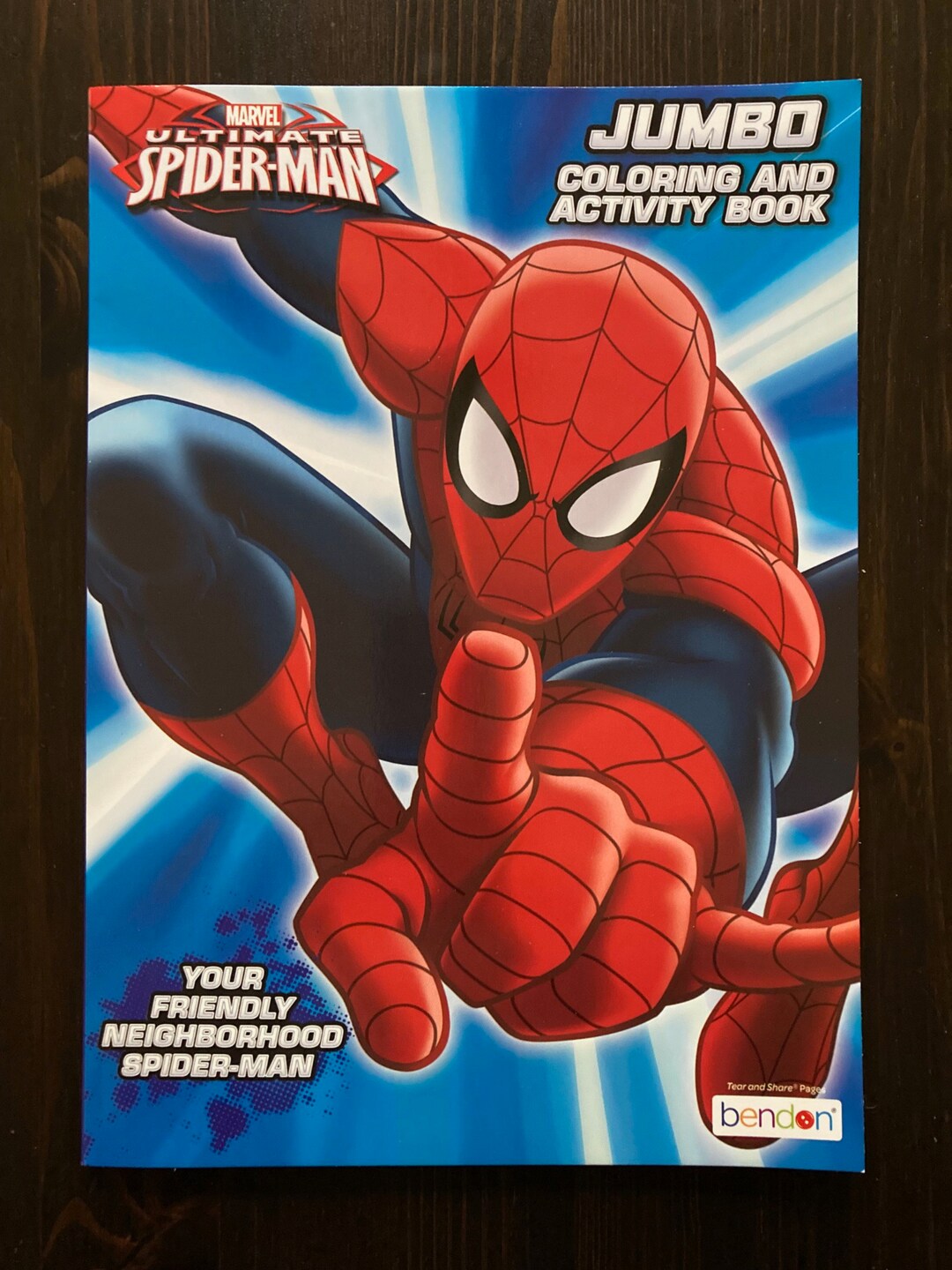 Ultimate Spider-man Jumbo Coloring and Activity Book - Etsy