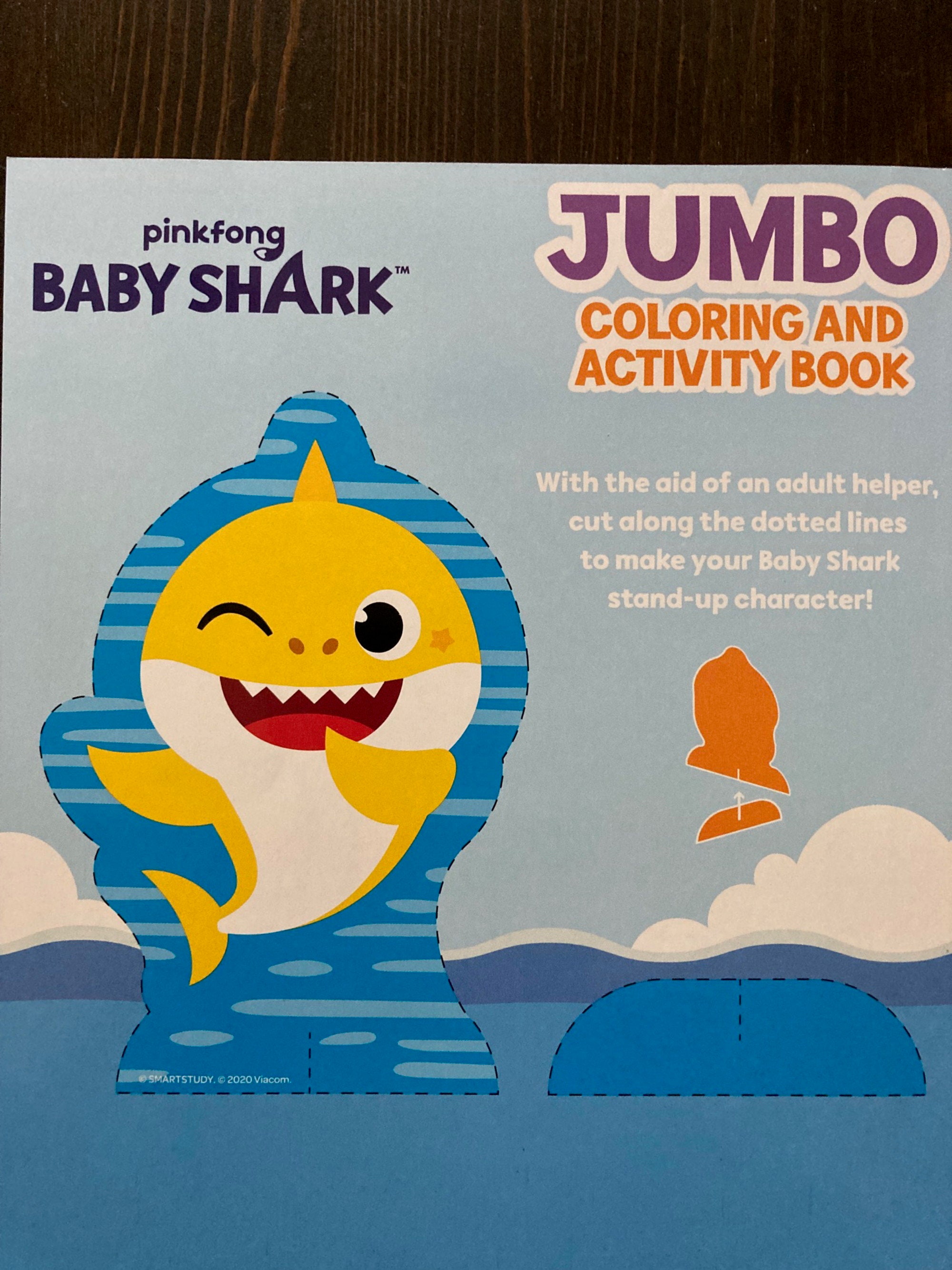 Bendon Jumbo Coloring & Activity BK Baby Shark