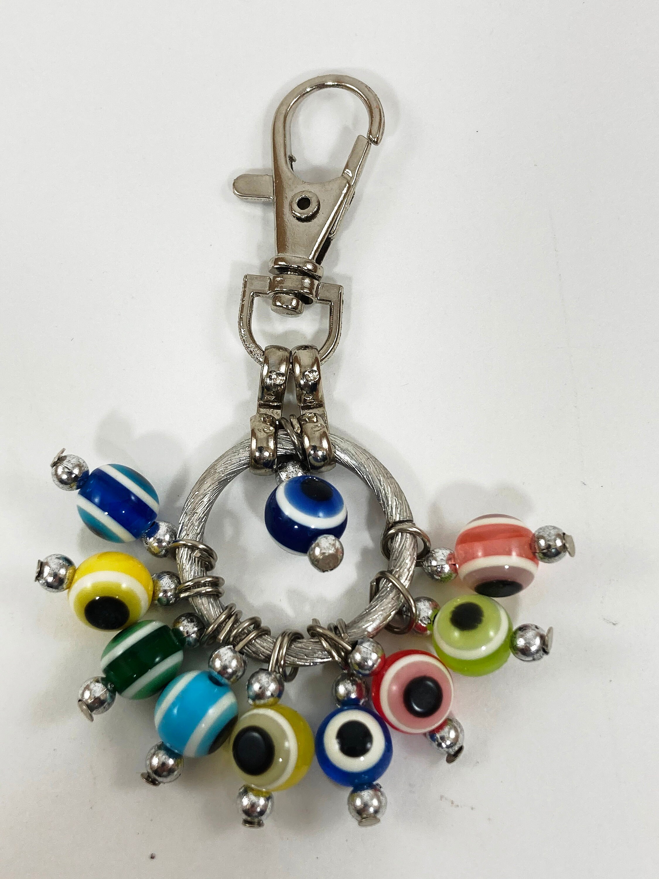 KC1202 Evil Eye Key Chain 3.5 Inches Long Hand Made in Turkey Etsy