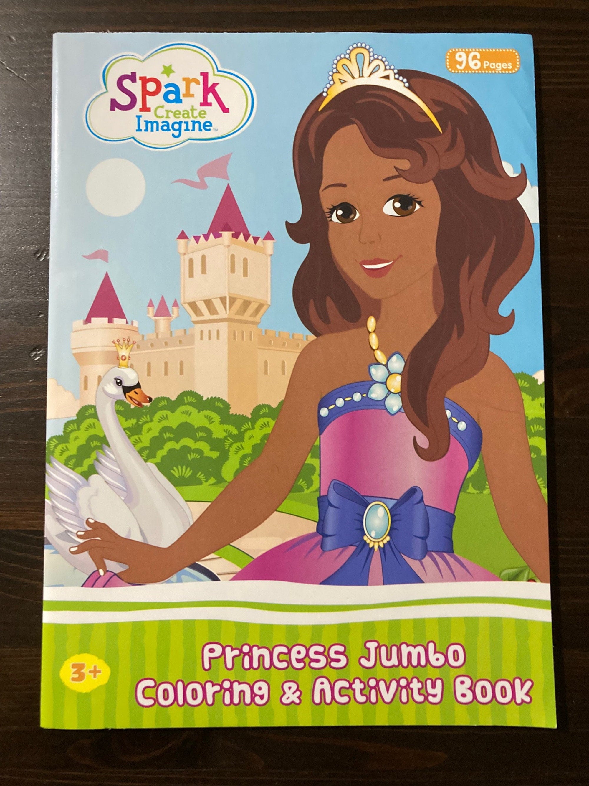 Princess Jumbo Coloring & Activity Pages~coloring Book 96 Pages - Etsy