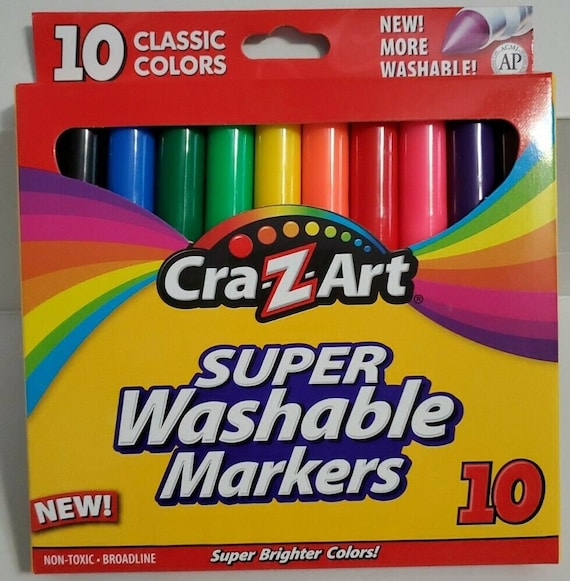 Cra-z-art Super Washable Markers, 10 Count X 2 Packs 