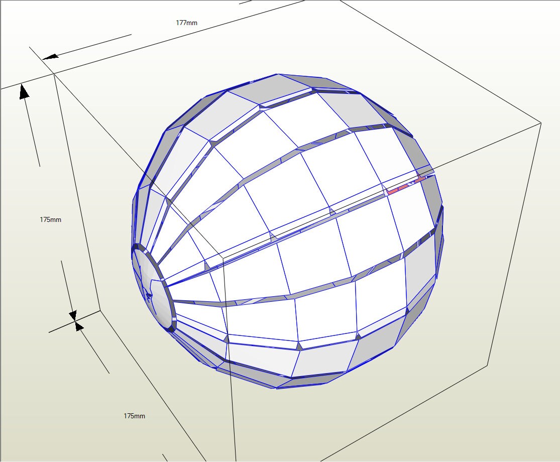 DIY Basketball SVG I Printable Low Poly Craft Basket Ball Print and Fold Paper Ball Digital ...