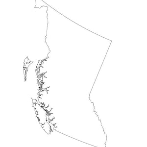 Canada 13 Provinces and Territories Outline | PDF, SVG, DXF, Png | Cricut & Silhouette Files | Diy Craft and Geographic Art Printable