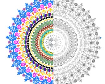 5 top Printable Adult Mandala Coloring Pages PDF | Mandala Coloring Pages | Adult Mandala Coloring Pages | Mandala Coloring BOOK| Mandalas