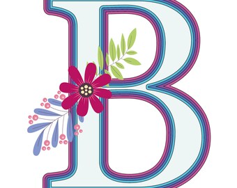 Layred Letters A to Z, cutting files for manual or machine,5 layer Die cut template, SVG letters for Cricut and Silhouette, PDF and Studio