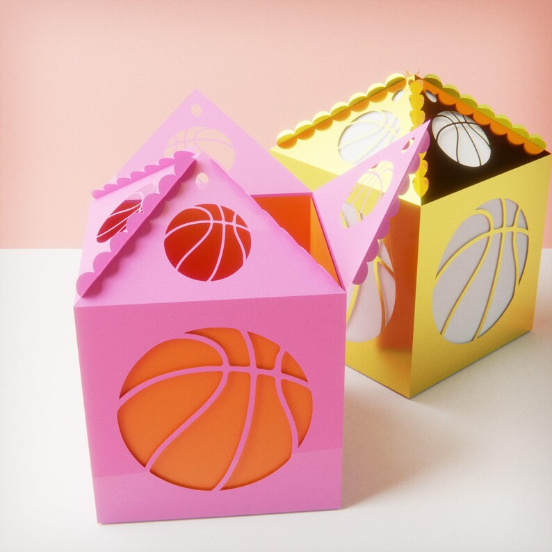 Gift Box Basketball SVG, Happy Gift Box Boy PDF, Girl DXF Cricut Cut ...