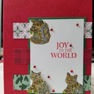 Tarjeta de Navidad - Alegría para el mundo