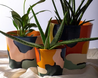 Bundle | straight Terracota Planter | Design- Cameo