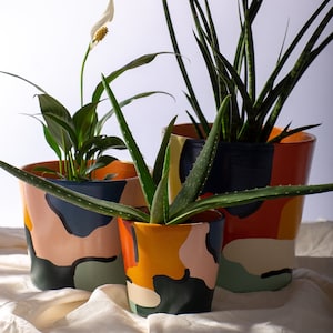 Bundle | straight Terracota Planter | Design- Cameo