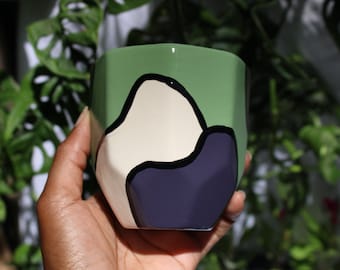 Small Multiface Planter | Ceramic Pottery | Design-Haze