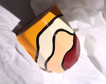 Small Multiface Planter | Ceramic Pottery | Design-Desert Days