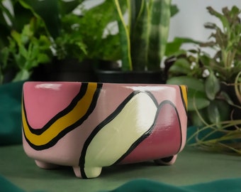 Chunky Planter | Ceramic Pottery | Design-Pynk Sand