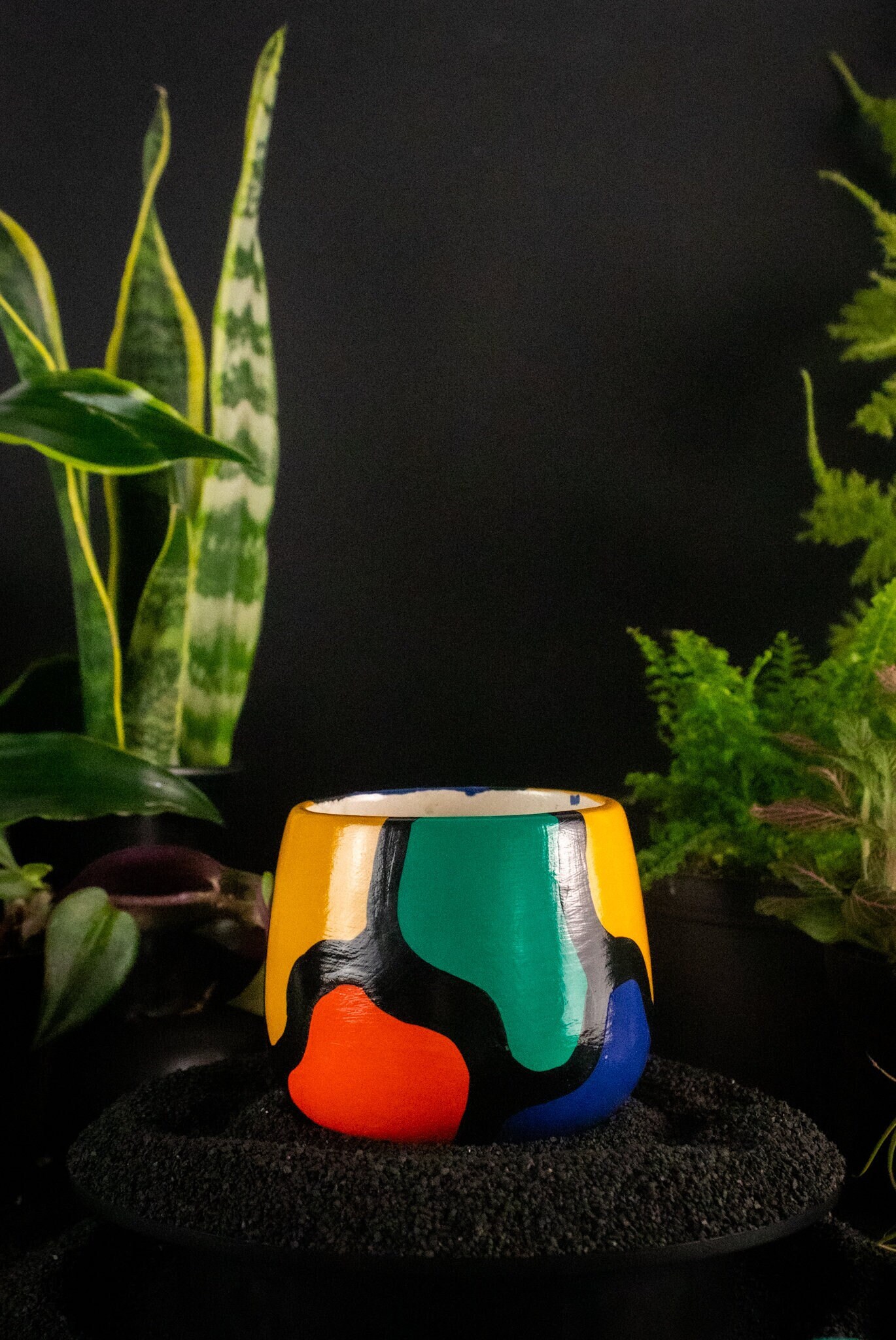 Round Planter Pot | Ceramic | Design: for the 90s - Etsy