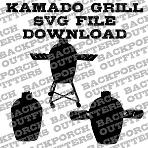 Kamado Joe Big Green Egg BGE SVG Bundle Descarga digital para su uso con cricut silhouette para regalos de corte de impresión de bricolaje para Grill Master