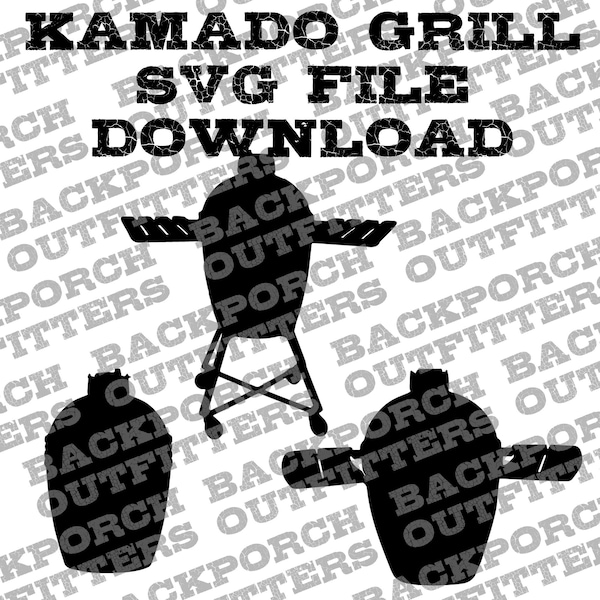 Kamado Joe Big Green Egg BGE SVG Bundle Digital Download For Use With Cricut Silhouette For DIY Printing Cutting Gifts for Grill Master