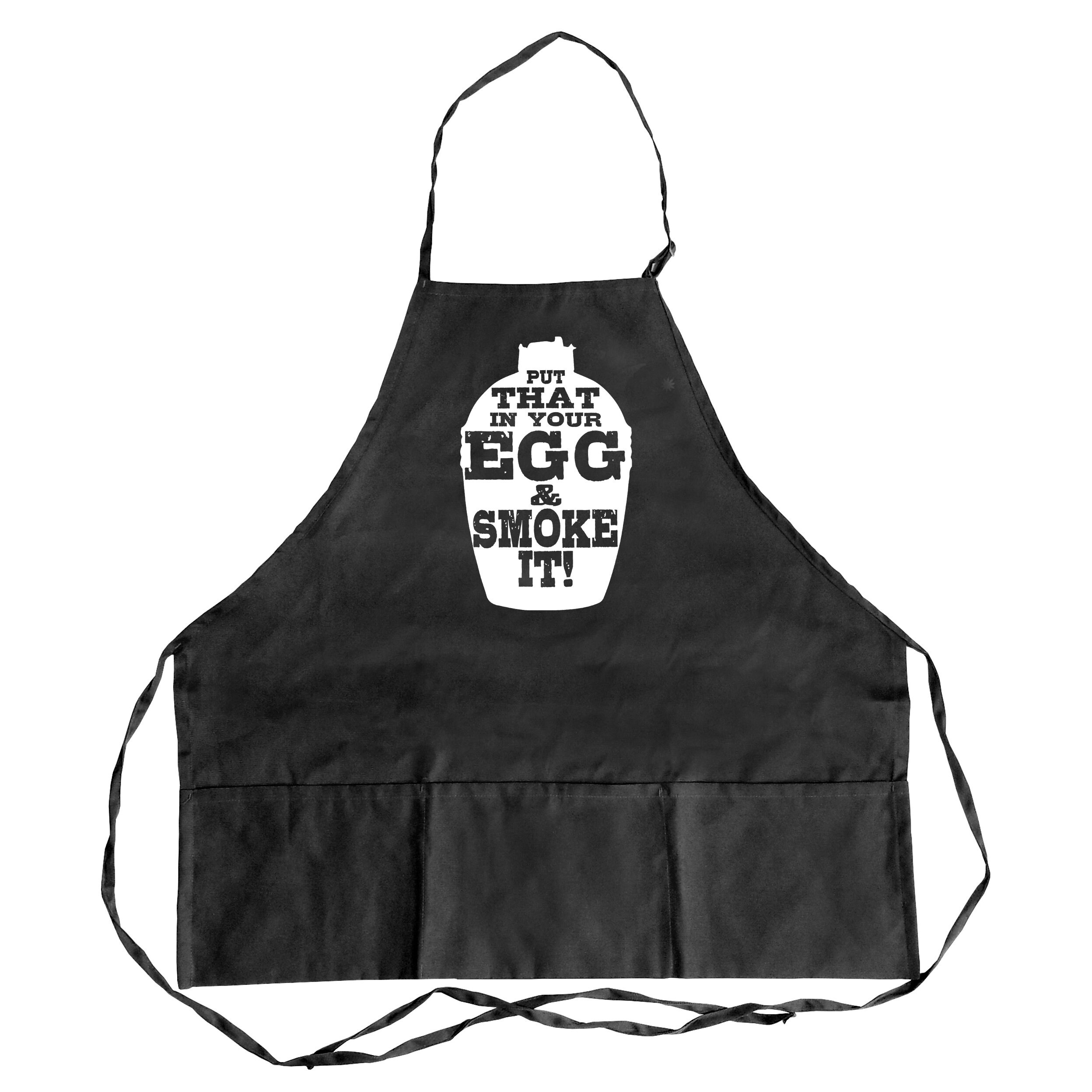 BBQ Apron Men Funny Big Green Egg Smoker Accessory Dad Grilling Fathers Day Gift 