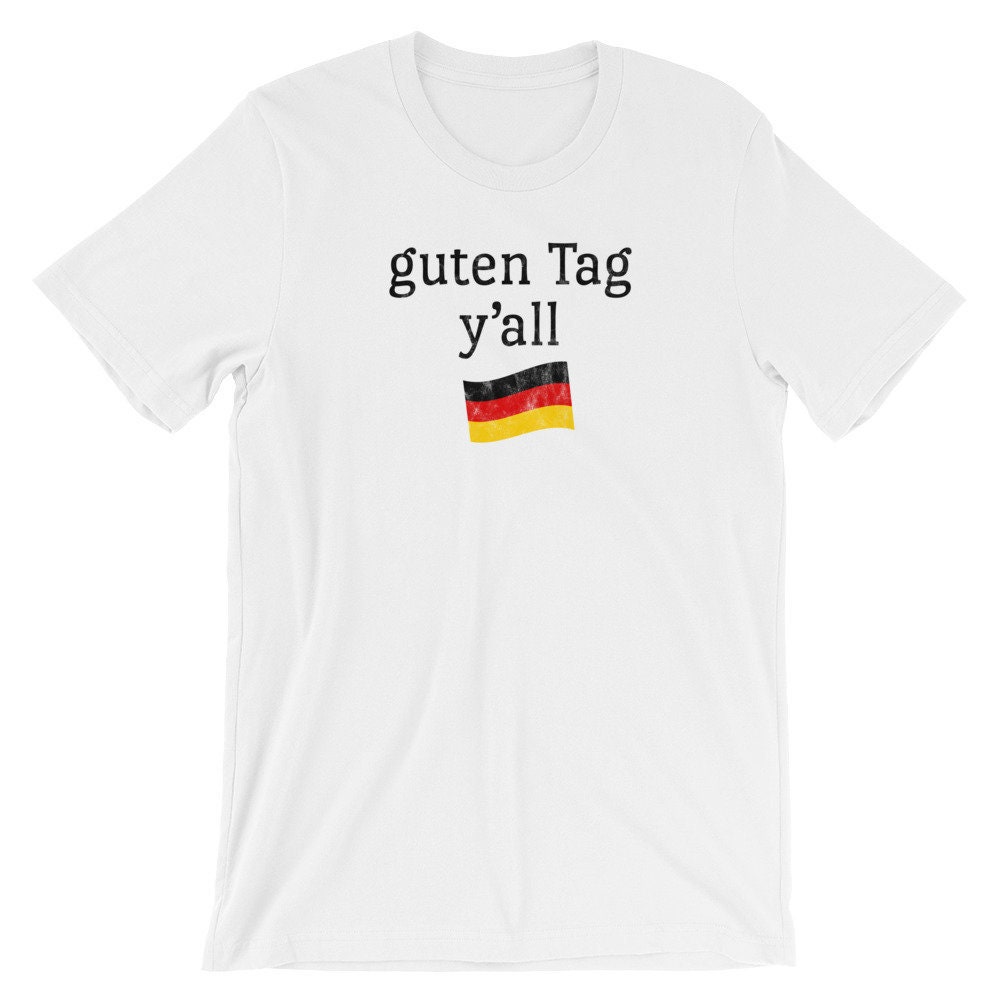 Funny Oktoberfest T Shirt Y'all German Flag Etsy