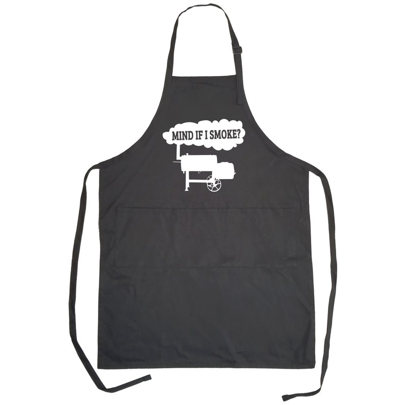 Funny BBQ Apron for Men 3 Pockets Barbecue Grilling Pitmaster Etsy