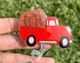 Fall Truck Badge Reel