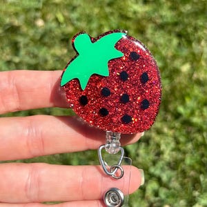Strawberry Badge Reel