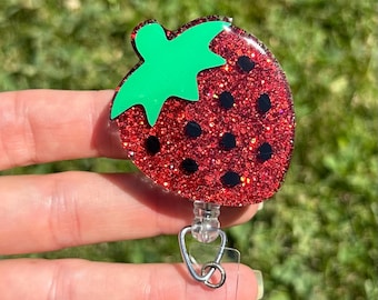 Strawberry Badge Reel