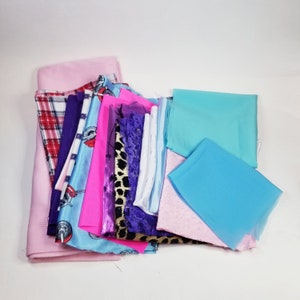 Fabric Scraps By The Pound-Fabric Grab Bag-Fabric Remnants-Fabric Destash-Quilting Fabric-Doll Clothing-Crafting
