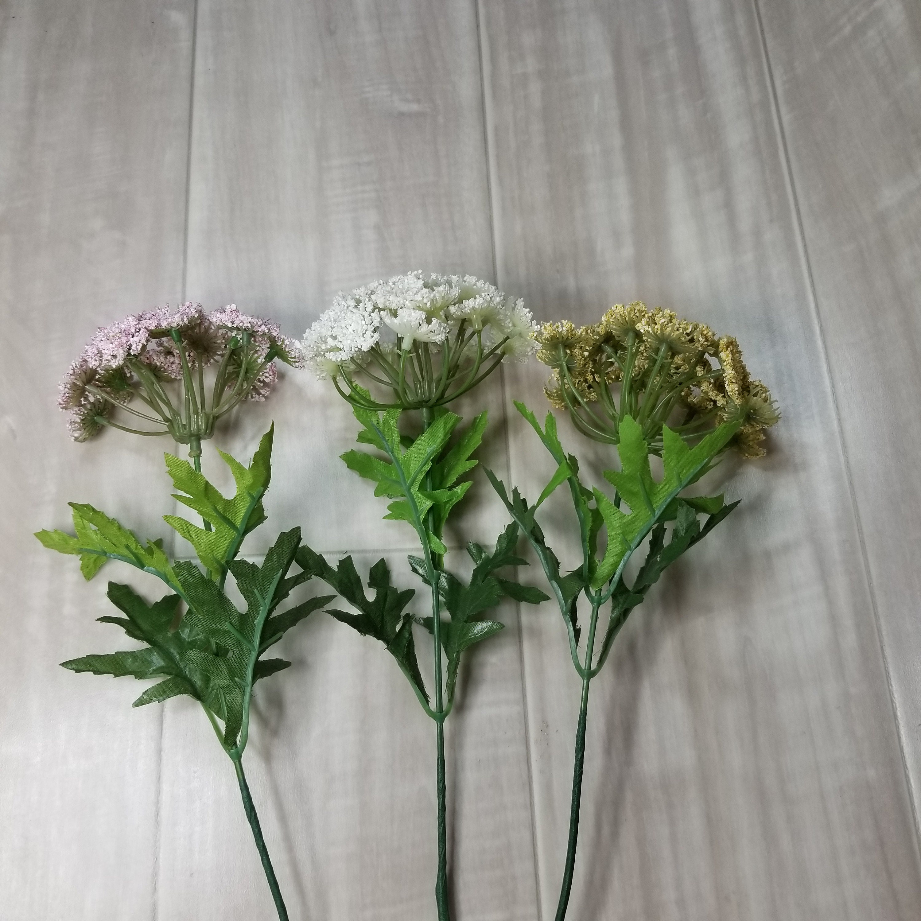 Artificial Queen Anne's Lace Sprayfaux Queen Anne's Etsy Canada