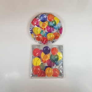 Balloon Mini Set-Balloon Plates and Napkins-Balloon Birthday Party-Promotion Celebration Party-Balloon Party Supplies