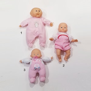 Vintage Baby Dolls-Soft Body Doll-Bean Bag Body Doll-Bald Dolls-Newborn Dolls-Doll with Pacifier-Girl Baby Doll-Gifts