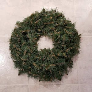 Couronne artificielle-couronne d'aspect naturel-couronne pour porte-couronne pour mur-guirlande de Noël-guirlande de bricolage-bricolage artisanat et fournitures florales image 3