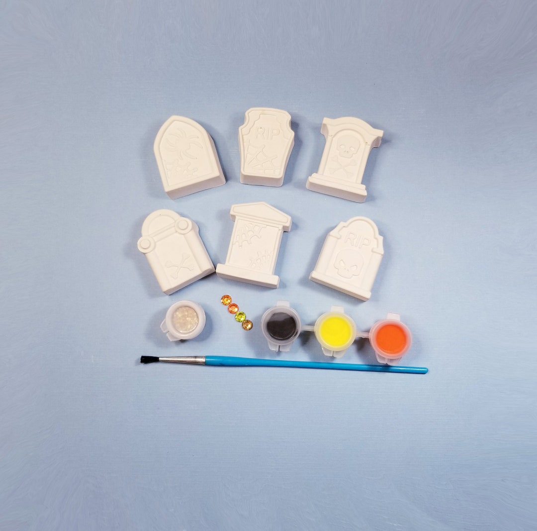 Headstone Paint Your Own Craft Kittombstone Paint Your Own Etsy