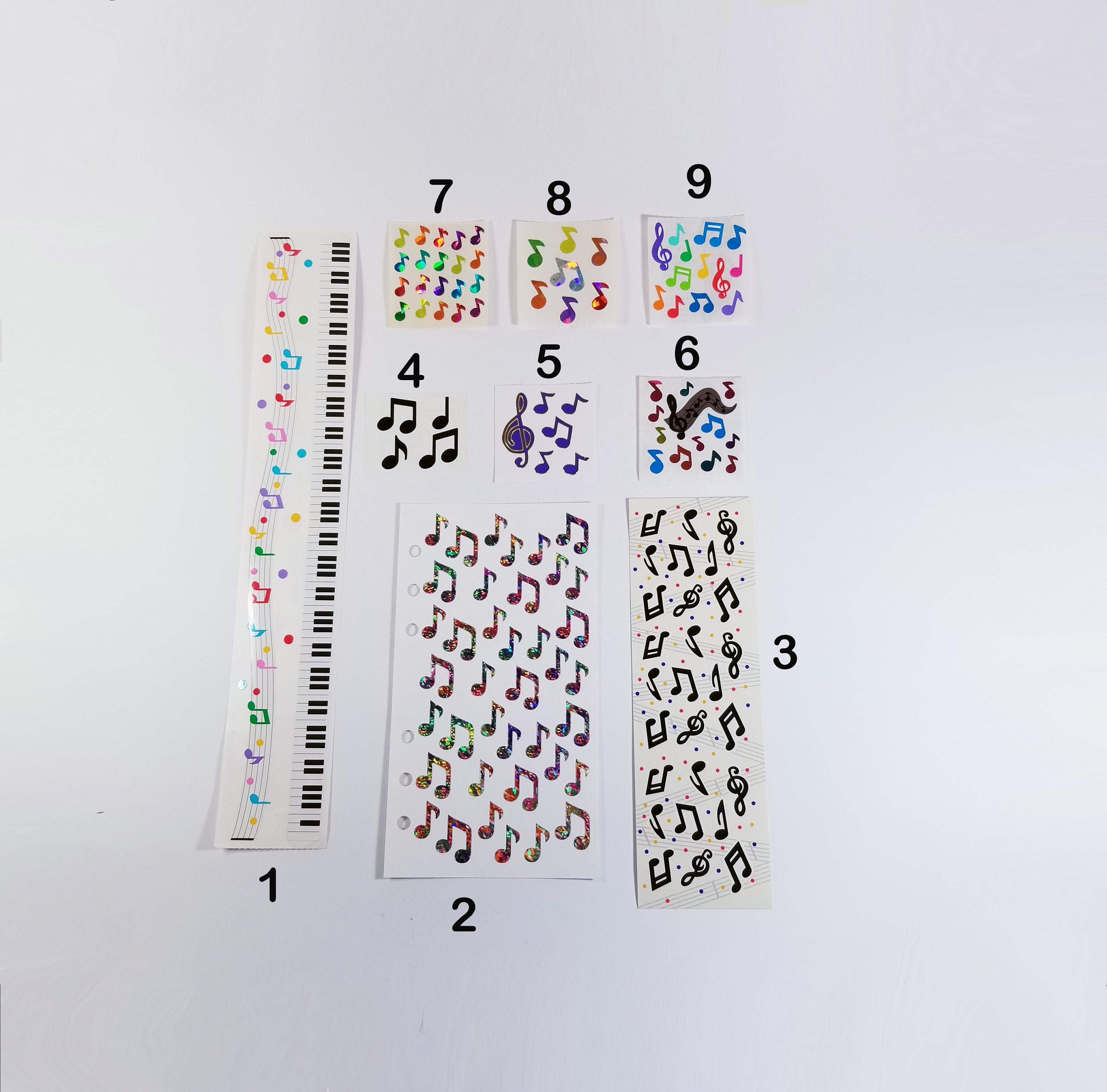 Vintage Musical Notes Scrapbooking Stickers-scrapbook Stickers-music ...