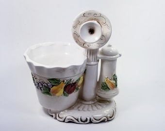 vintage Relpo Harvest Céramique Téléphone Planteur Vase-Old Fashion Téléphone Planteur-Petit Intérieur Planteur-Cadeaux