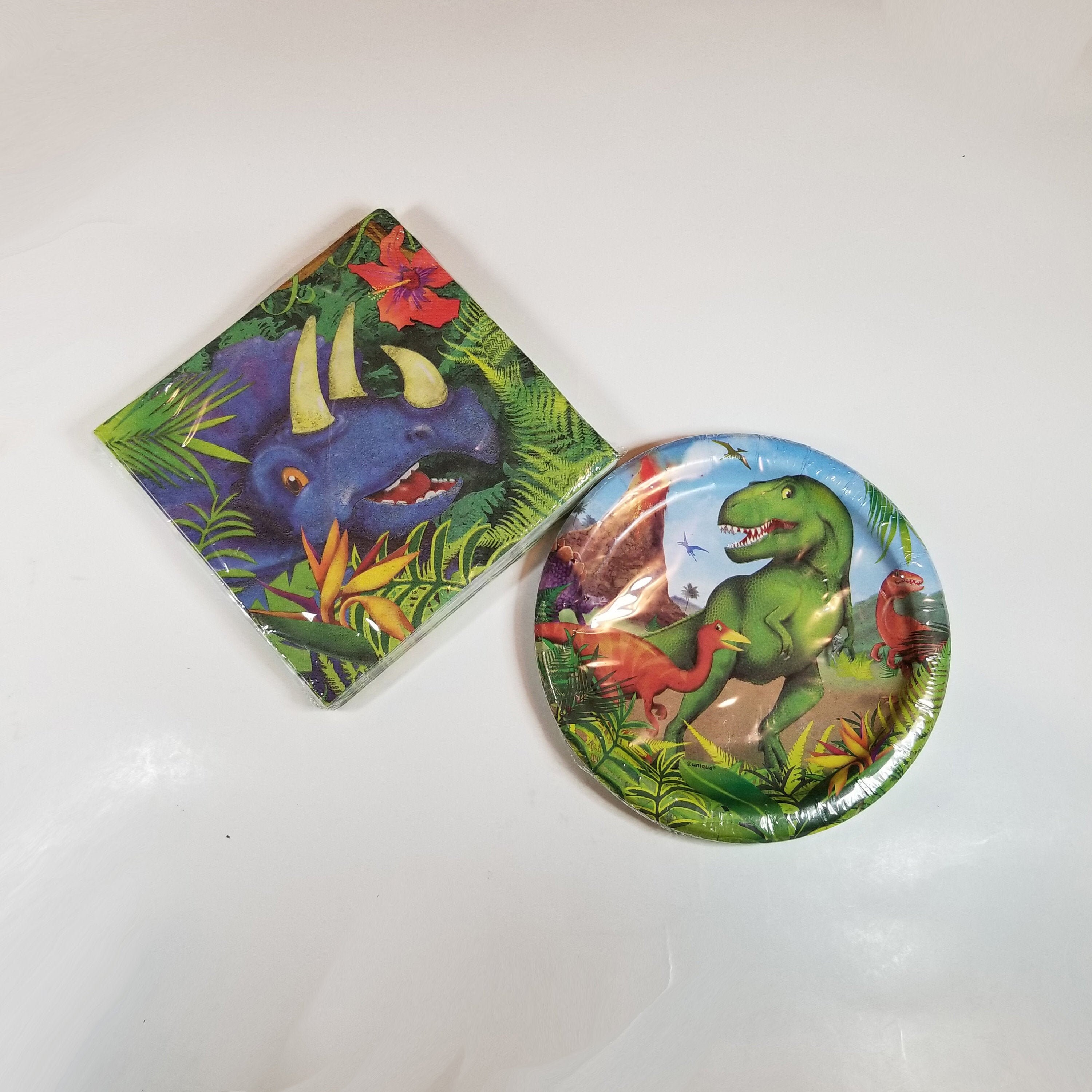 Dinosaur Mini Setdinosaur Plates and Napkinsdino Plates and Napkins