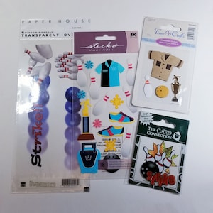 Stickers bowling scrapbooking-autocollants scrapbooking-autocollants bowling-autocollants sport-fabrication de cartes-bannière bowling