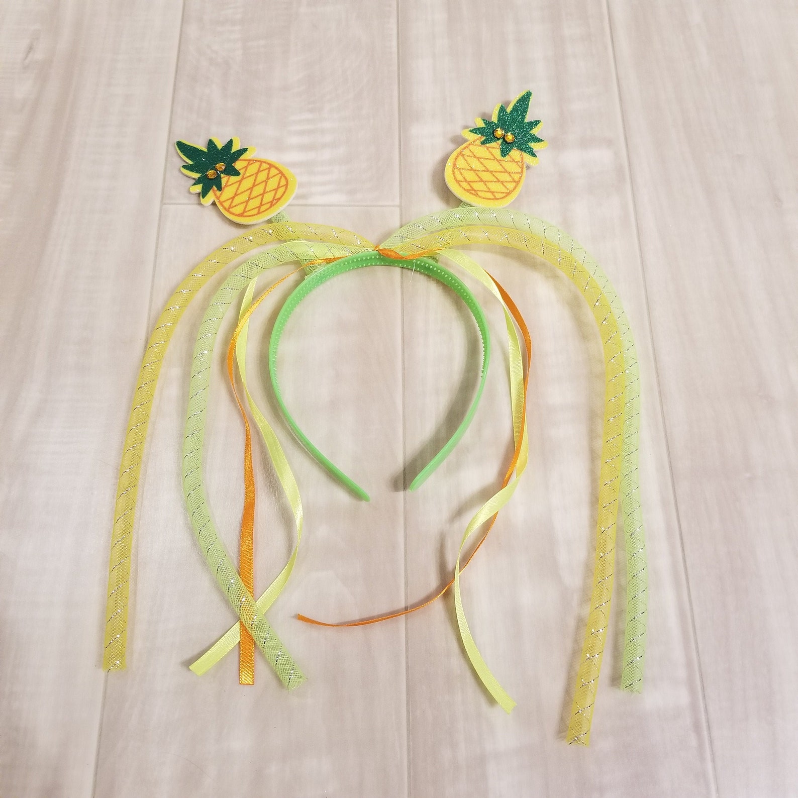 Pineapple Head BopperPineapple HeadbandHawaiian Party Etsy