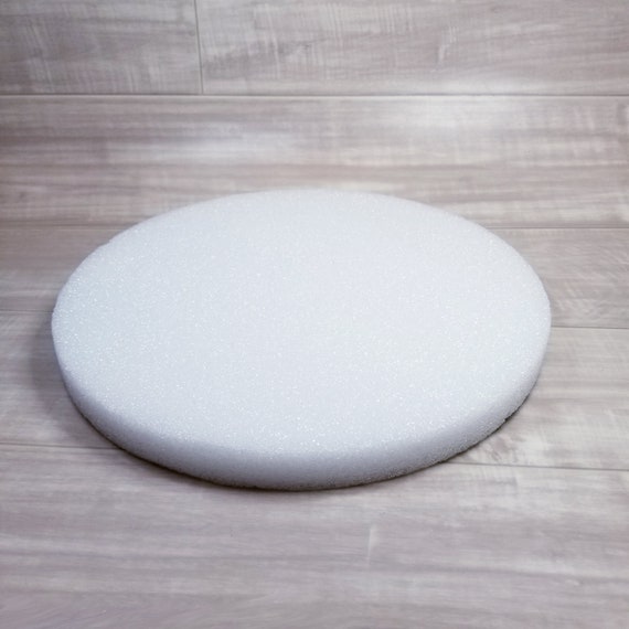 Large Craft Foam Circle Disk-Smooth Styrofoam Disk Form-Polystyrene Disk  Form-DIY Craft Supplies