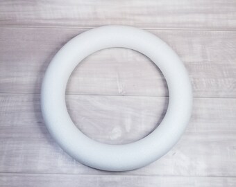 10 Anneaux En Mousse Ronds Pour Enfants - Loisirs Créatifs, Décoration De Fête, Couronnes Fleuries - Développe La Créativité !