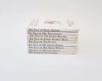 Vintage Beatrix Potter Hardcover Children's Illustrated Books-Peter Rabbit Collection-Published by Warne and Co. 1986-1988-Gifts