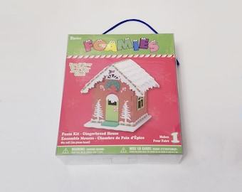 Fun Express Reindeer Stable 3-D Craft Kit - Christmas Tabletop Decor, Makes 12, Foam & Pom-Poms - View #5