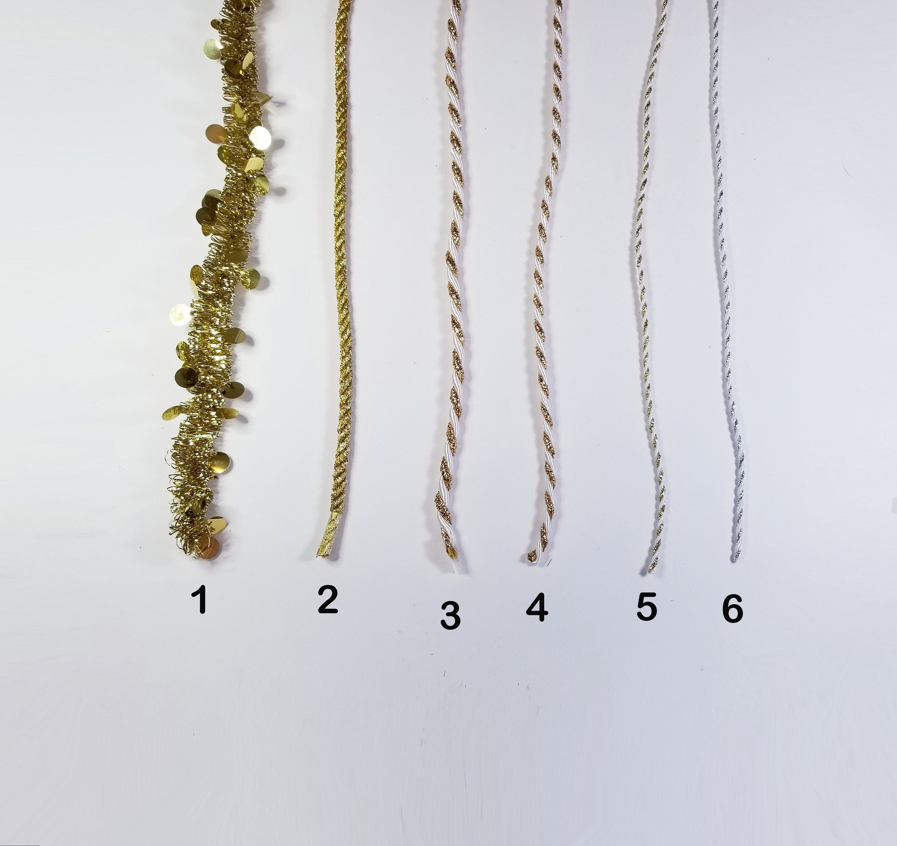 100Yards 1mm Variegated Metallic Tinsel Twine Thread Jewelry String Beading  Cord