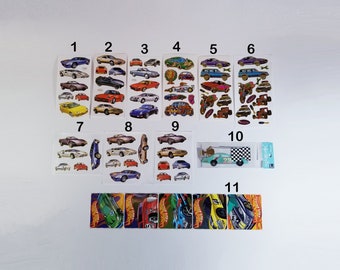 Vintage Racing Car, Luxury Car, Hot Wheels, Station Wagon, SUV, Motorcycle, Car Die Cut Stickers-Scrapbooking-Cardmaking