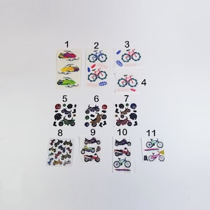 Stickers motoneige vintage-Stickers vélo, VTT, moto-Stickers Sandylion-Scrapbooking-Fabrication de cartes