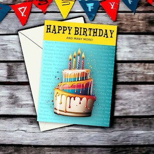 Tarjeta de cumpleaños Showbill